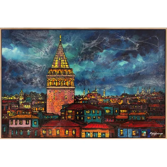 Galatanın Gece Rüyası Yağlı Boya Tablosu
