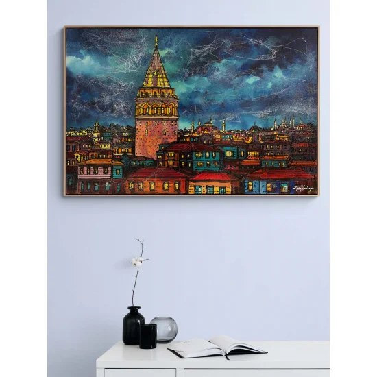 Galatanın Gece Rüyası Yağlı Boya Tablosu
