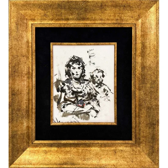 Birlikte Gülen Kalpler Yağlı Boya Tablosu