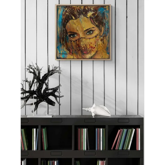Veiled Woman Oil Painting