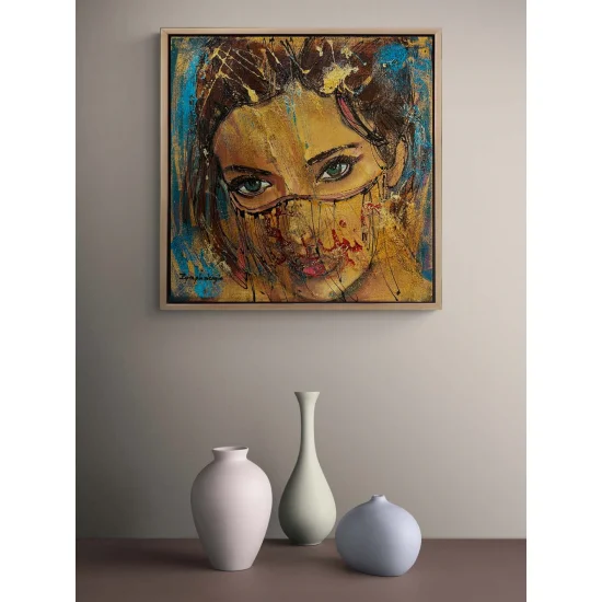 Veiled Woman Oil Painting