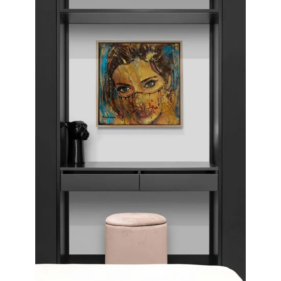 Veiled Woman Oil Painting