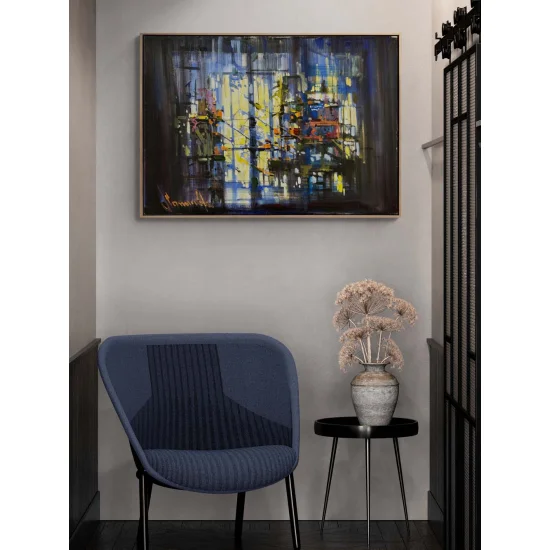 Karmaşanın Dinginliği Yağlı Boya Tablosu