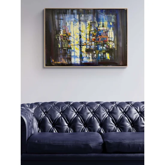 Karmaşanın Dinginliği Yağlı Boya Tablosu