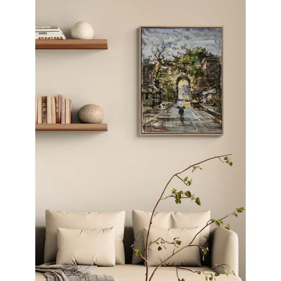 Geçmişe Açılan Kapılar Yağlı Boya Tablosu