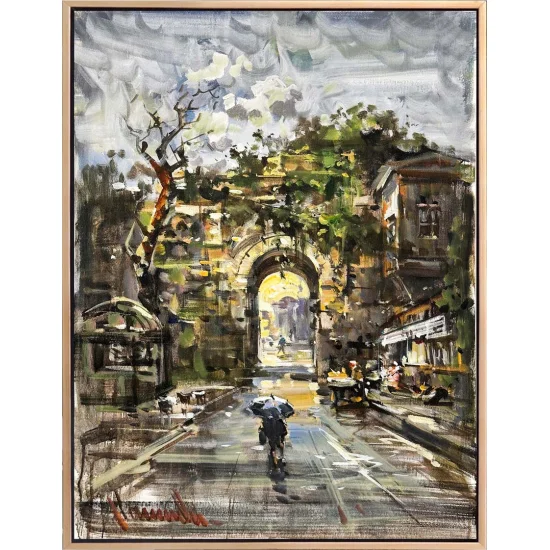 Geçmişe Açılan Kapılar Yağlı Boya Tablosu