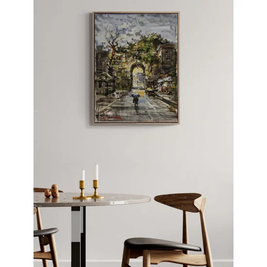 Geçmişe Açılan Kapılar Yağlı Boya Tablosu