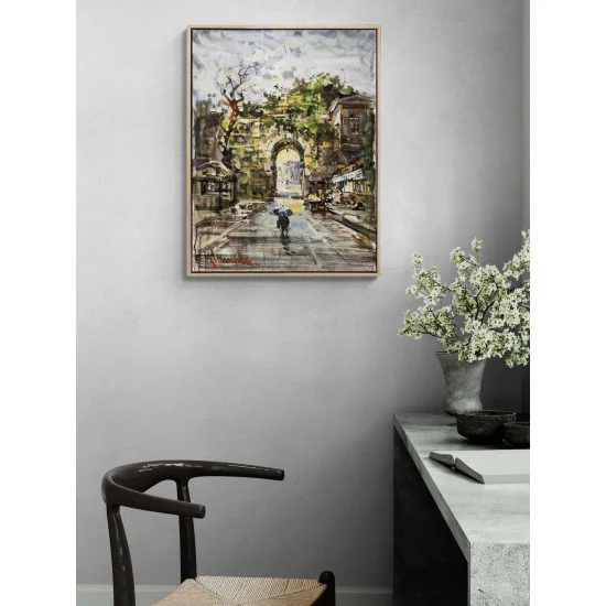 Geçmişe Açılan Kapılar Yağlı Boya Tablosu