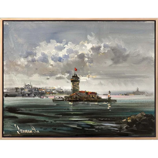 Time at Maidens Tower Oil Painting