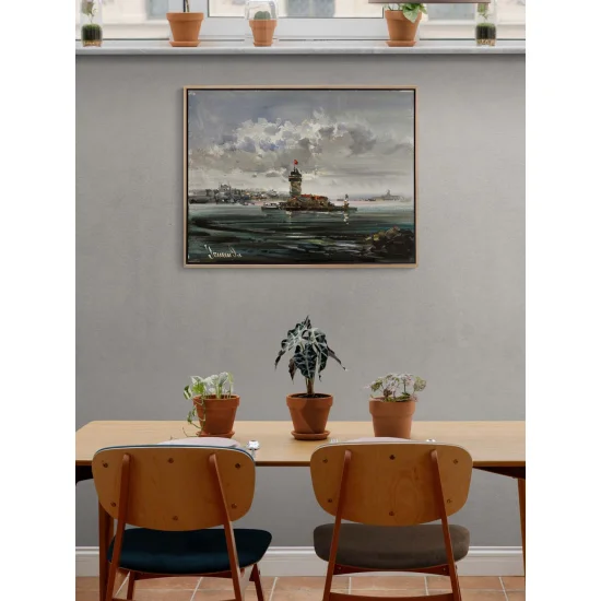 Time at Maidens Tower Oil Painting