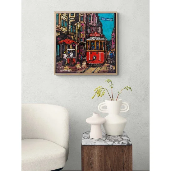 Jazz Festival on Istiklal Avenue Oil Painting