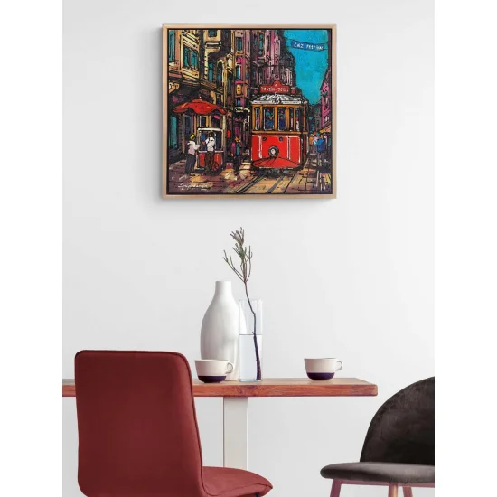 Jazz Festival on Istiklal Avenue Oil Painting