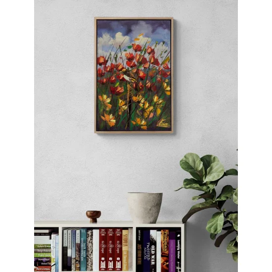 Kır Çiçeklerinin Şarkısı Yağlı Boya Tablosu