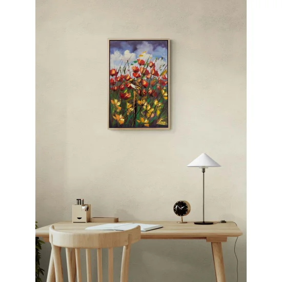 Kır Çiçeklerinin Şarkısı Yağlı Boya Tablosu