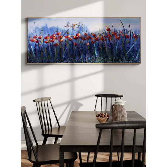 Kırlangıcın Bahar Seferi Yağlı Boya Tablosu