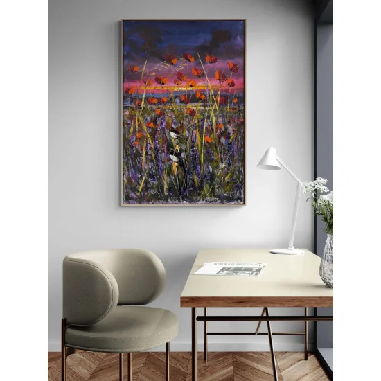 Gelinciklerin Gölgesinde Yağlı Boya Tablosu