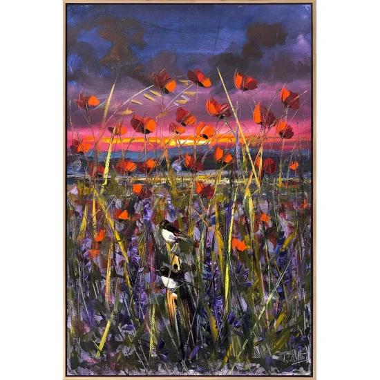 Gelinciklerin Gölgesinde Yağlı Boya Tablosu