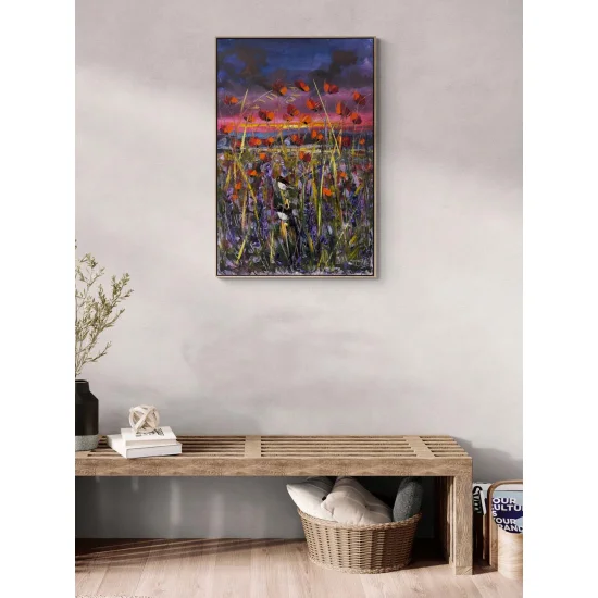 Gelinciklerin Gölgesinde Yağlı Boya Tablosu