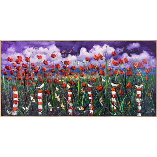 The Joy of Wildflowers Oil Painting