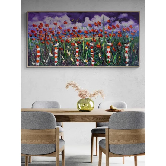The Joy of Wildflowers Oil Painting