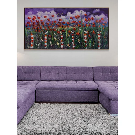 The Joy of Wildflowers Oil Painting