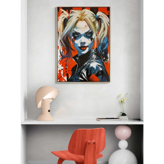 The World of Harley Quinn Oil Painting