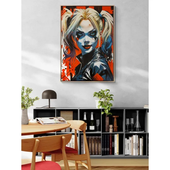 The World of Harley Quinn Oil Painting
