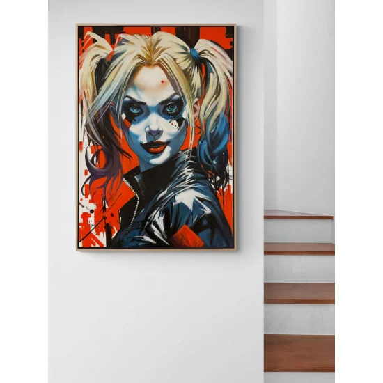 The World of Harley Quinn Oil Painting