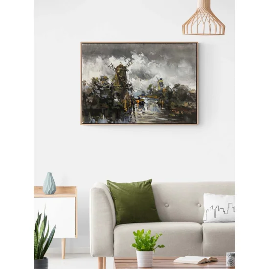 Değirmenlerin Sessizliği Yağlı Boya Tablosu