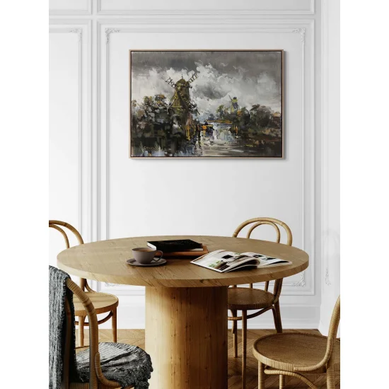 Değirmenlerin Sessizliği Yağlı Boya Tablosu