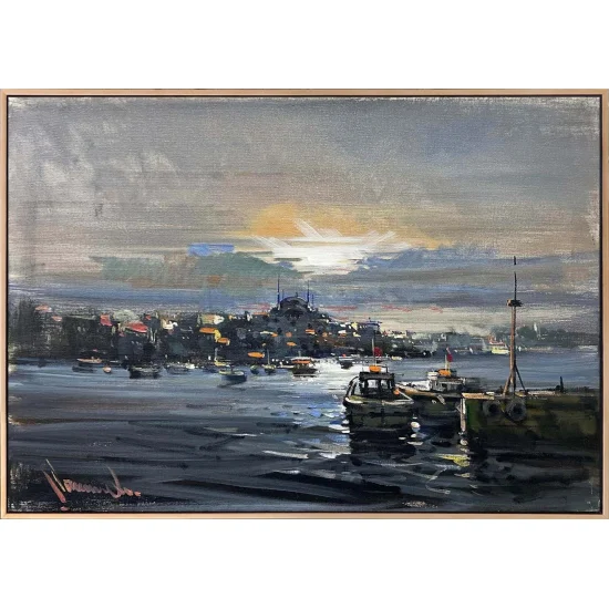 A Day on the Bosphorus Oil Painting