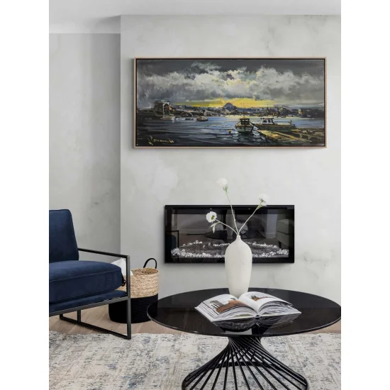 İstanbul Boğazının İhtişamı Yağlı Boya Tablosu