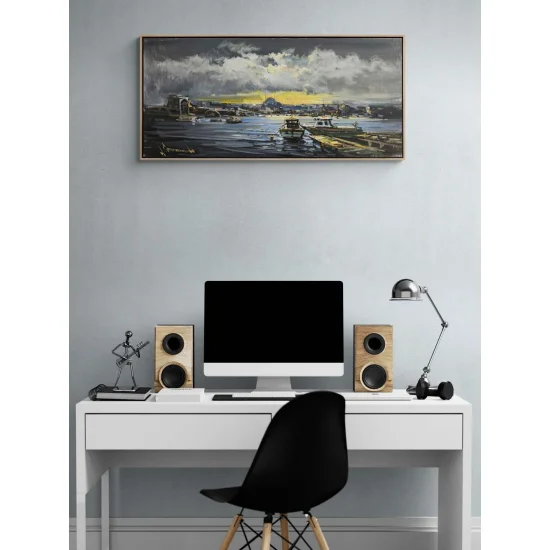 İstanbul Boğazının İhtişamı Yağlı Boya Tablosu