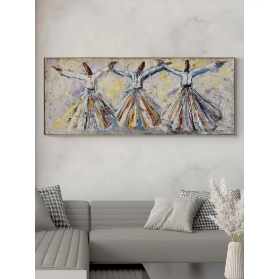 Free Whirling Dervishes Oil Painting