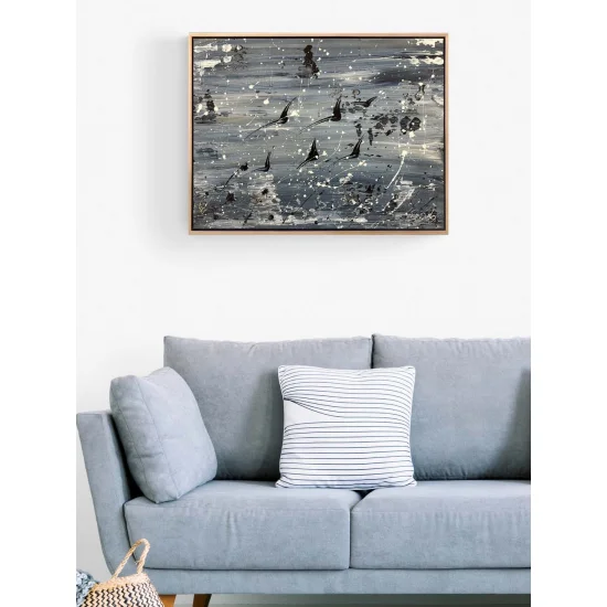 Kanatların Melodisi Yağlı Boya Tablosu