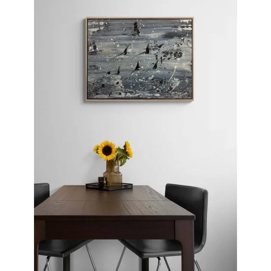 Kanatların Melodisi Yağlı Boya Tablosu