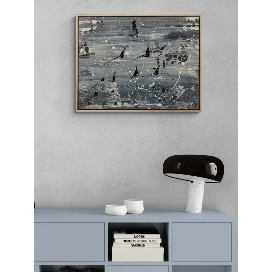 Kanatların Melodisi Yağlı Boya Tablosu