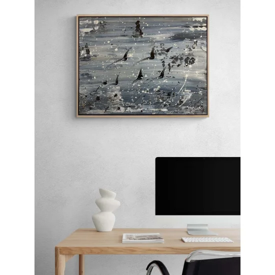 Kanatların Melodisi Yağlı Boya Tablosu