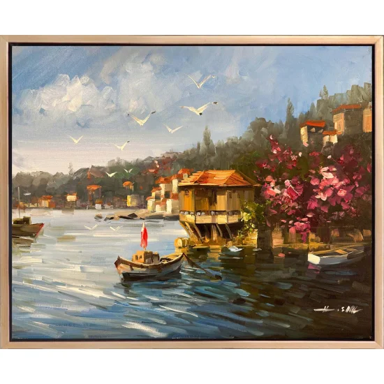 The Serenity of the Mansion Oil Painting