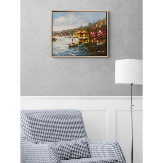 The Serenity of the Mansion Oil Painting