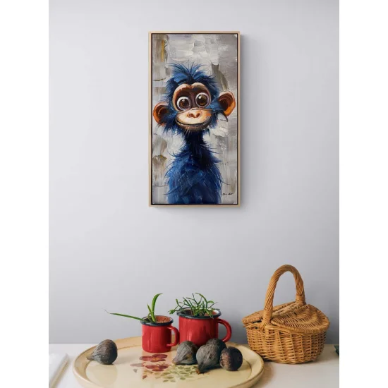 Smiling Monkey Oil Painting