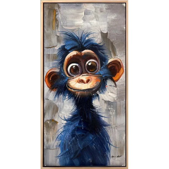 Smiling Monkey Oil Painting