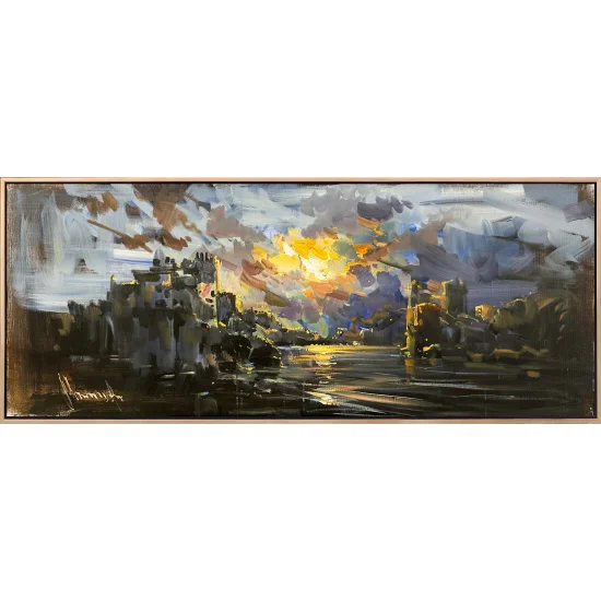 Gizemli Kıyılar Yağlı Boya Tablosu