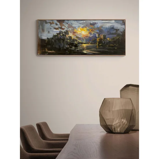 Gizemli Kıyılar Yağlı Boya Tablosu