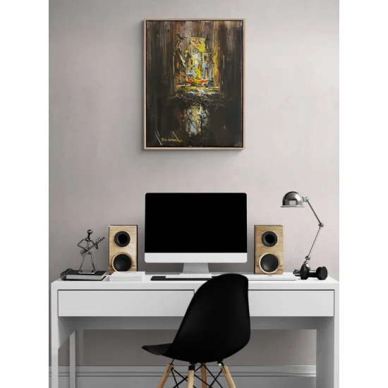 Zamanın Düşsel Dokusu Yağlı Boya Tablosu