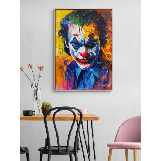 The Real Face of the Joker Oil Painting