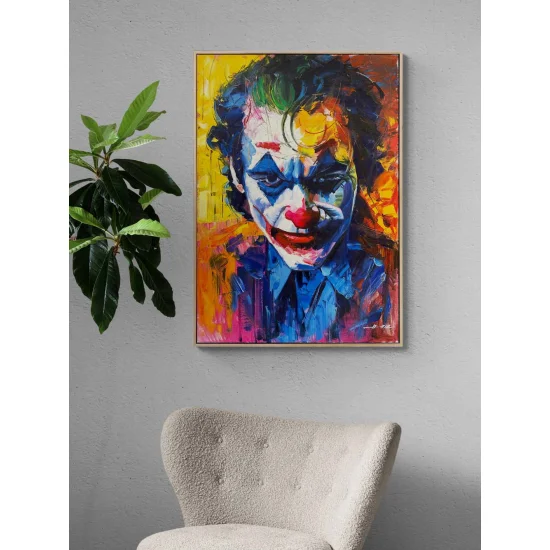 The Real Face of the Joker Oil Painting