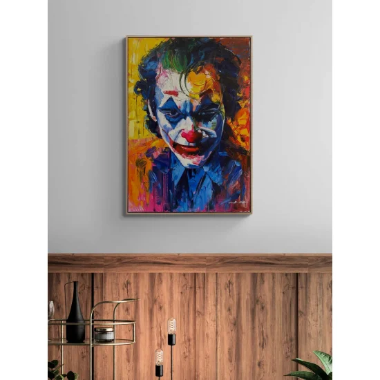 The Real Face of the Joker Oil Painting
