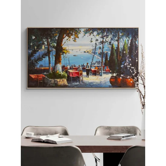 Pierre Loti Tepesi Yağlı Boya Tablosu