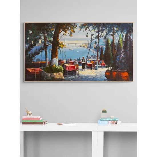 Pierre Loti Tepesi Yağlı Boya Tablosu